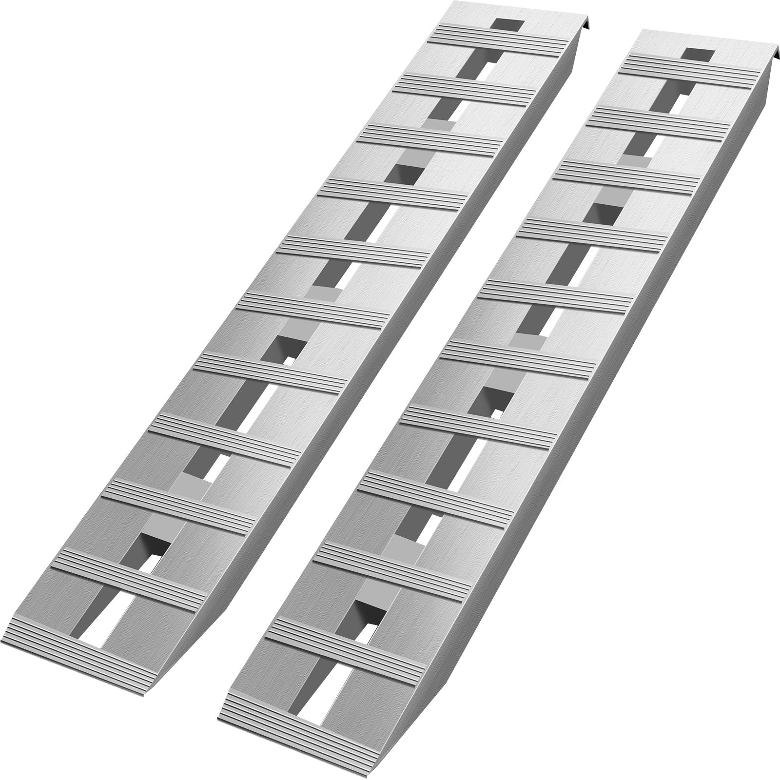 Automotive Loading Ramps: VEVOR 60' X 12' X 2.5'Aluminum Trailer Ramps 6000LBS Total Beavertail Hook End 1 Pair 2 Ramps