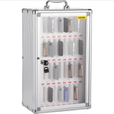 Clothing & Wardrobe Storage: VEVOR Cell Phones Storage Cabinet Clear Pocket Chart Storage Locker Box 36 Slots