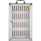 Clothing & Wardrobe Storage: VEVOR Cell Phones Storage Cabinet Clear Pocket Chart Storage Locker Box 36 Slots