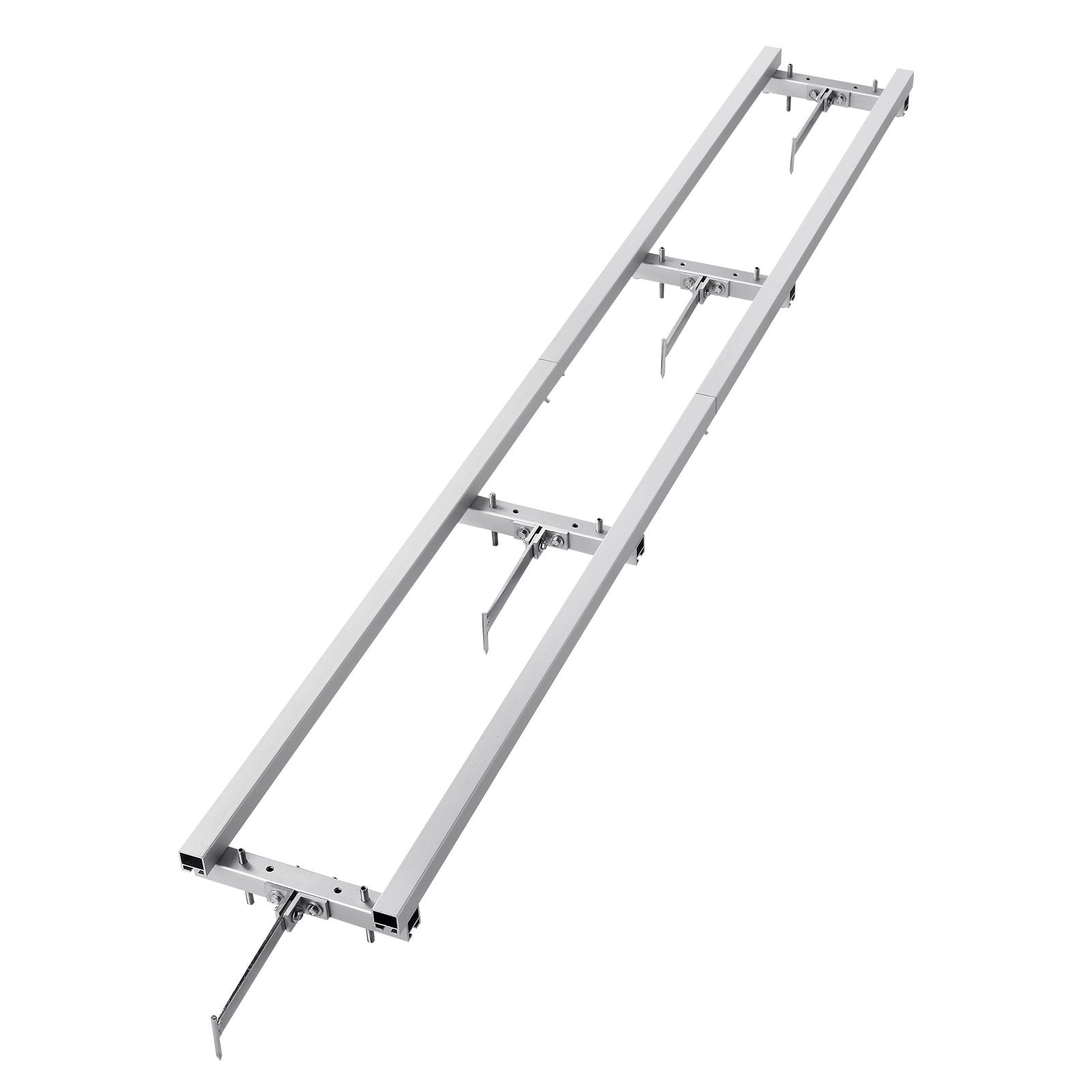 Fence & Gate Accessories: VEVOR Rail Mill Guide System, 9 ft Milling Guide, 4 Crossbar Kits Chainsaw Mill Rail Guide, Aluminum Adjustable Saw Mill Rail System Work with Chainsaw Mills for Builders and Woodworkers