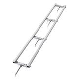 Fence & Gate Accessories: VEVOR Rail Mill Guide System, 9 ft Milling Guide, 4 Crossbar Kits Chainsaw Mill Rail Guide, Aluminum Adjustable Saw Mill Rail System Work with Chainsaw Mills for Builders and Woodworkers
