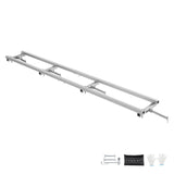 Fence & Gate Accessories: VEVOR Rail Mill Guide System, 9 ft Milling Guide, 4 Crossbar Kits Chainsaw Mill Rail Guide, Aluminum Adjustable Saw Mill Rail System Work with Chainsaw Mills for Builders and Woodworkers