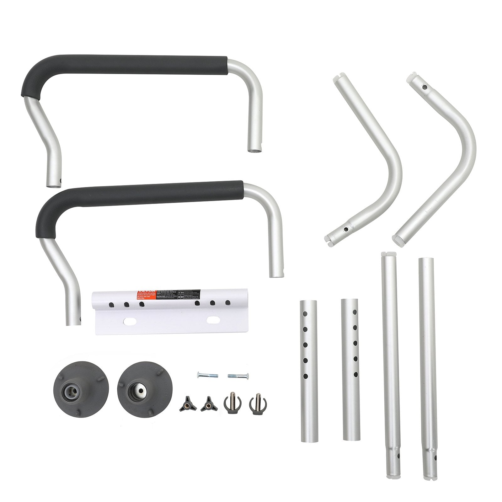 Table & Bar Stools: VEVOR Toilet Safety Rail, Bathroom Toilet Seat Frame, Adjustable Width & Height Fit Most Toilets, Supports 136 kg, Toilet Handles Grab Bars with Padded Armrests for Handicap, Disabled, Seniors