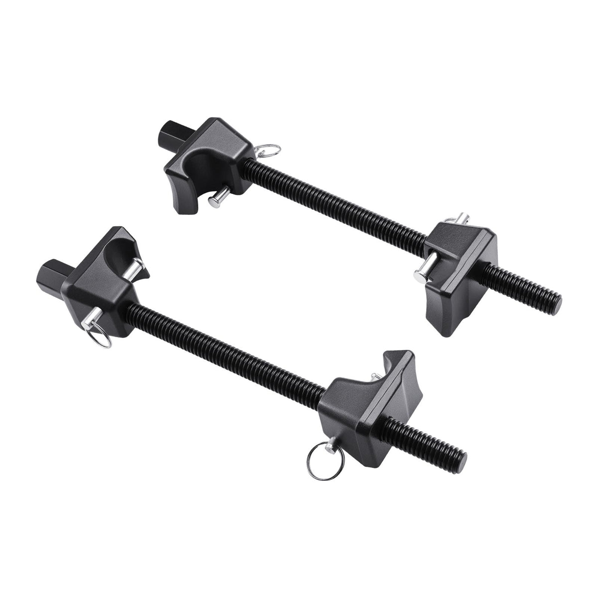 Strut Spring Compressor, 2 Pack, Heavy Duty Coil Spring Compressor Tool with 10.4 Inches(256 mm) Range, Compatible with 0.86 inches(22 mm) Hex Sockets, Fit for Car Truck Motorcycle, Black