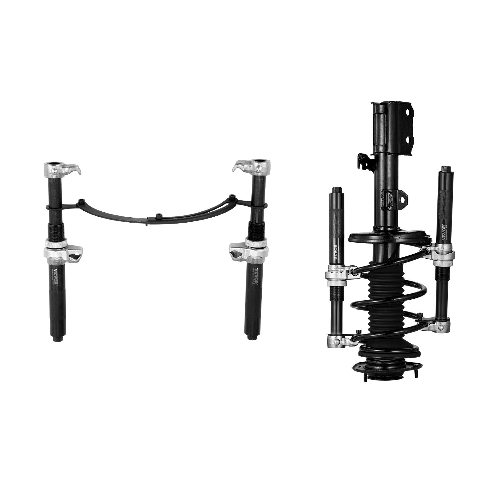 Automotive Repair & Speciality Tools: VEVOR Coil Spring Compressor Tool, 2 pcs Heavy Duty Macpherson Strut Spring Compressor Set, 2646 lbs Strut Spring Compressor with Safety Bracket and Carrying Case, for Car Truck ATV UTV
