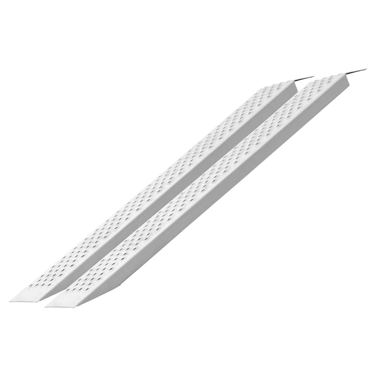Portable Loading Ramps, 2 Pcs 1200 x 215 mm, Durable Aluminum Shed Ramp Set with Anti-Slip Holes, Compact Design and Easy Storage, 399.2 kg Weight Capacity, for ATV, Tractors, Lawn Mowers, Carts