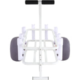 Kitchen & Dining Trolleys: VEVOR Beach Fishing Cart, 136 kg Load Capacity, Fish and Marine Cart with Two 330 mm Big Wheels PU Balloon Tires for Sand, Heavy-Duty Aluminum Pier Wagon Trolley with 8 Rod Holders for Fishing, Picnic