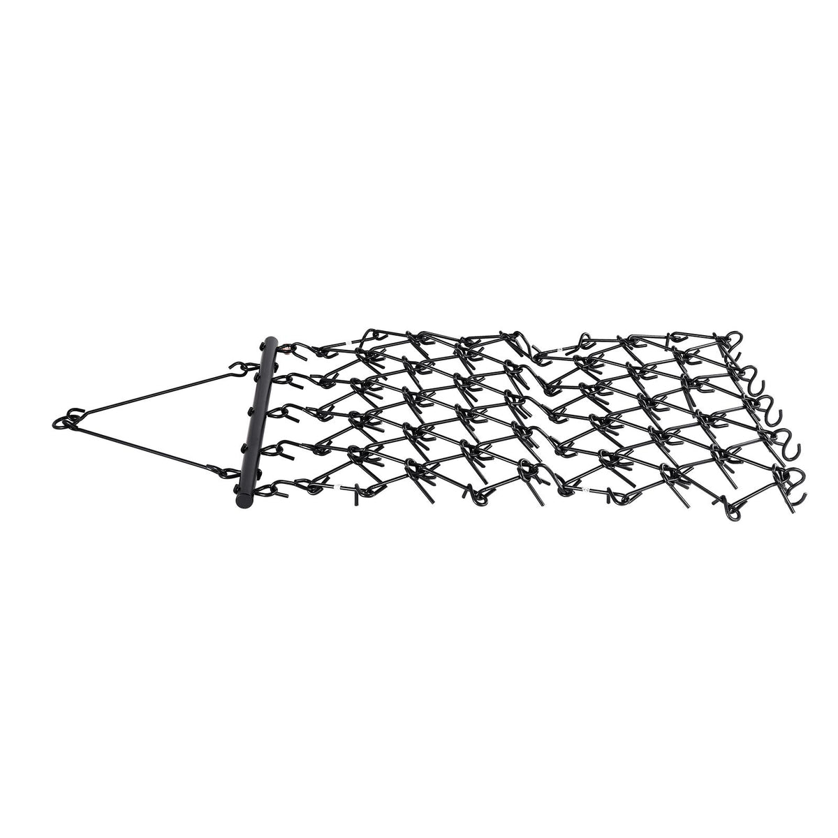 Drag Harrow, 1.2x1.2 m Durable Chain Harrow with 69 Sharp Teeth, Suitable for ATV UTV Tractor, Ideal for Soil Preparation, Seeding, Smoothing Landscapes, and Yard Gravel Driveway Maintenance
