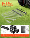 Lawn Rollers: VEVOR Drag Harrow 4 x 5 ft Chain Harrow Lawn Rake ATV UTV Tractor Attachments