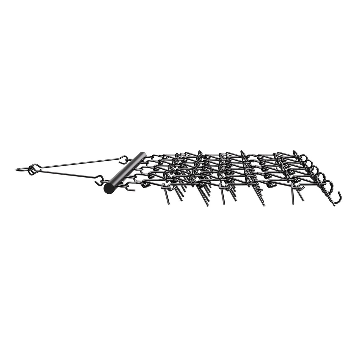 Drag Harrow, 5 x 4.5 ft Durable Chain Harrow with 60 Sharp Teeth, Suitable for ATV UTV Tractor, Ideal for Soil Preparation, Seeding, Smoothing Landscapes, and Yard Gravel Driveway Maintenance