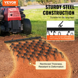 Chainsaws: VEVOR Drag Harrow, 4'x4' Heavy-Duty Chain Harrow with 69 Teeth, ATV UTV Tractor Attachments Field Drag Mat for Sod Prepping, Seeding Lawns, Landscape Leveling, Harrow Rake for Gravel Driveway Yard