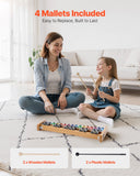 Mouse & Accessories: VEVOR Glockenspiel Xylophone, 27 Notes, Professional Xylophone Percussion Instrument, with Colorful Metal Keys, Includes 4 Mallets, Carrying Bag, Beginner Musical Instrument Kit for Adults and Kids
