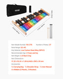 Mouse & Accessories: VEVOR Glockenspiel Xylophone, 27 Notes, Professional Xylophone Percussion Instrument, with Colorful Metal Keys, Includes 4 Mallets, Carrying Bag, Beginner Musical Instrument Kit for Adults and Kids