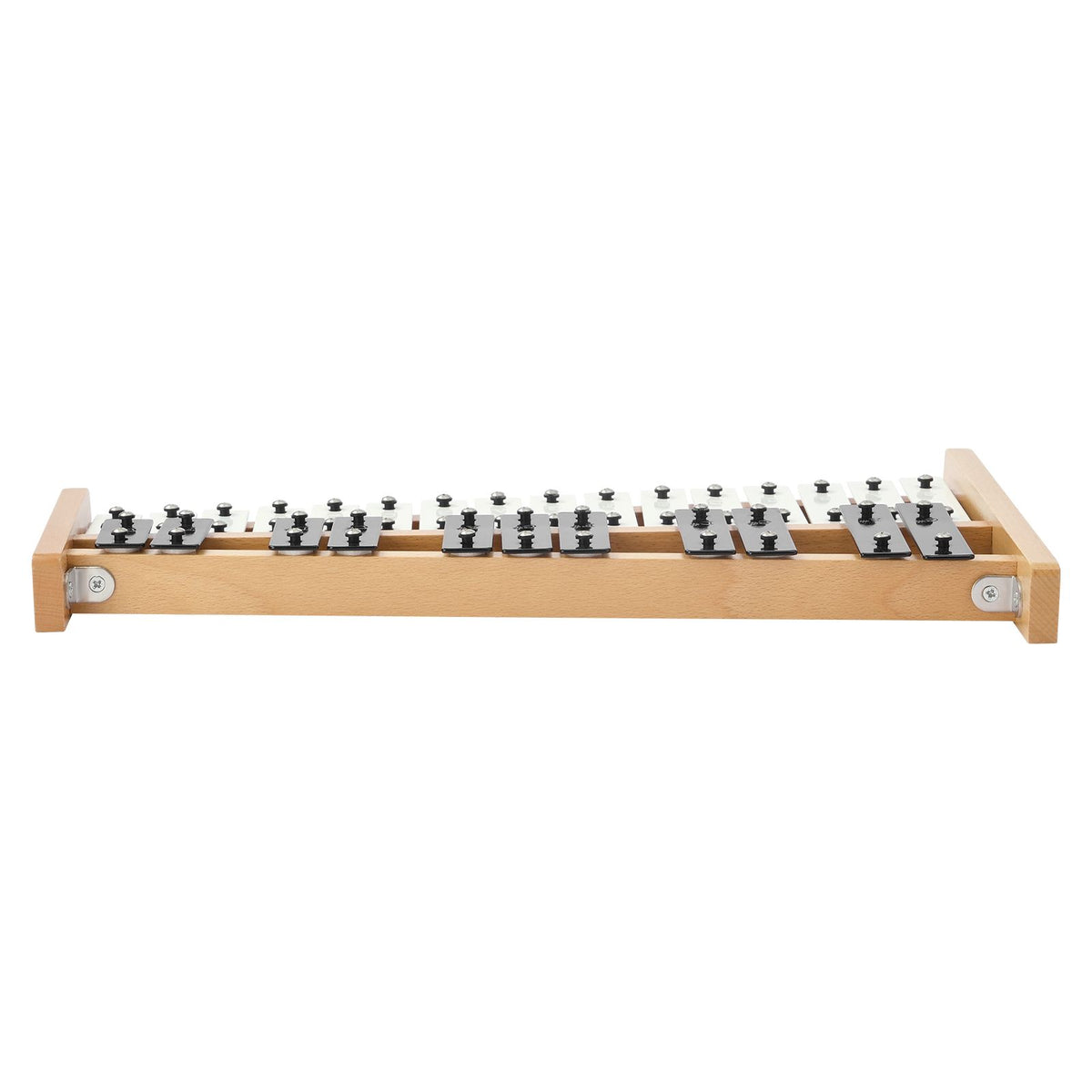 Glockenspiel Xylophone, 27 Notes, Professional Xylophone Percussion Instrument, with Metal Keys, Includes 4 Mallets, Carrying Bag, Beginner Musical Instrument for Adults and Kids Music Teaching
