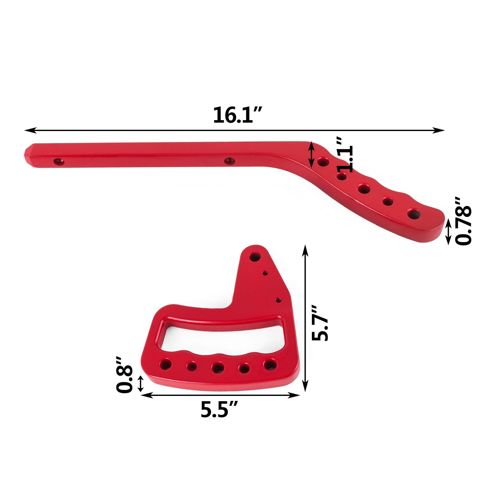 Automotive Decor: VEVOR Hand Grips Front Rear Compatible with 2007-2017 Jeep Wrangler JK New