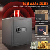 Beds & Bed Frames: VEVOR Safe 1.8 Cubic Feet Home Safe Steel for Cash Gold 15.75x13x16.9 inch