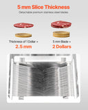 Speciality Appliances: VEVOR Electric Meat Cutter Machine 1100W Commercial Meat Slicer Cutting Machine
