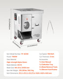 Speciality Appliances: VEVOR Electric Meat Cutter Machine 1100W Commercial Meat Slicer Cutting Machine