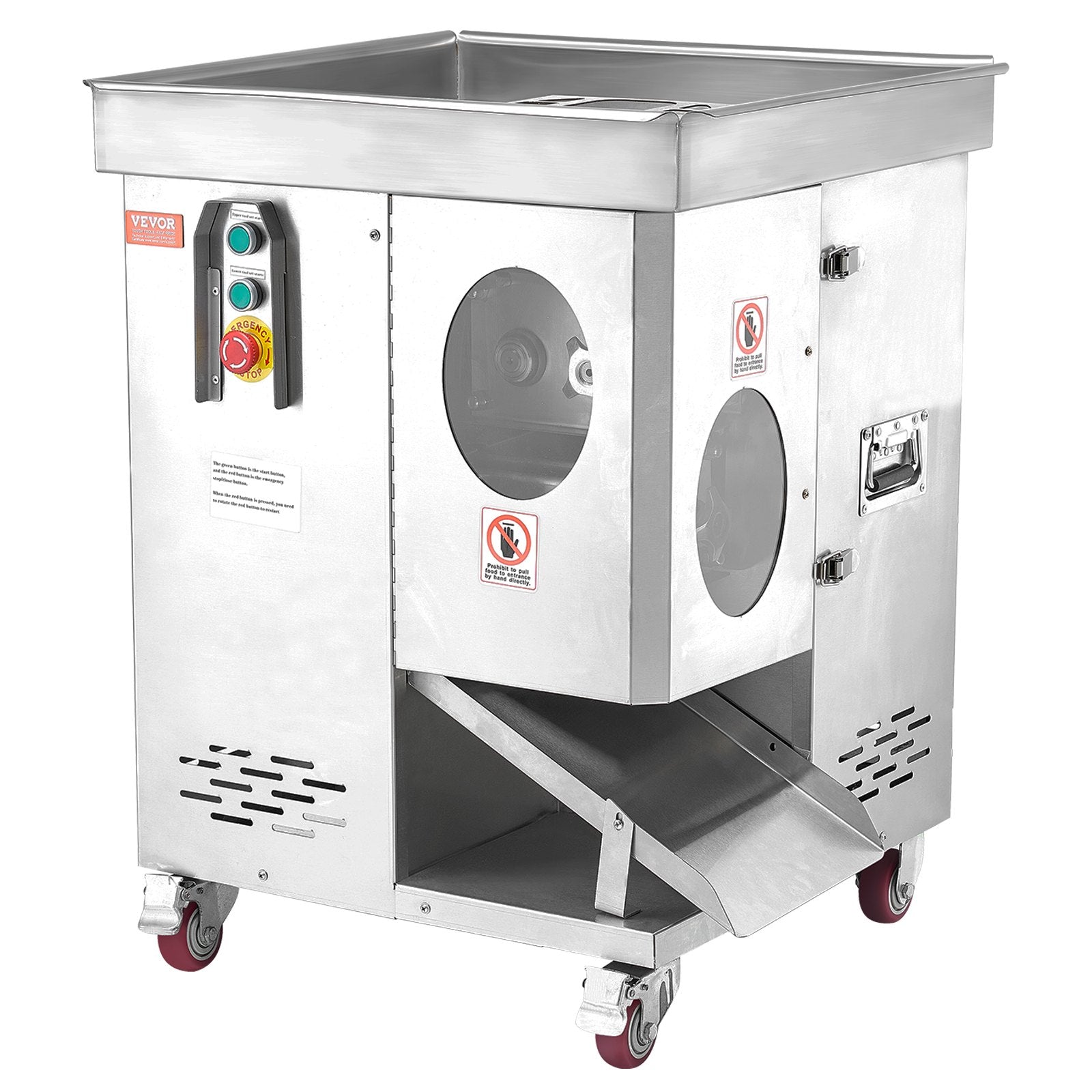 Electric Meat Cutter Machine 1100W Commercial Meat Slicer Cutting Machine