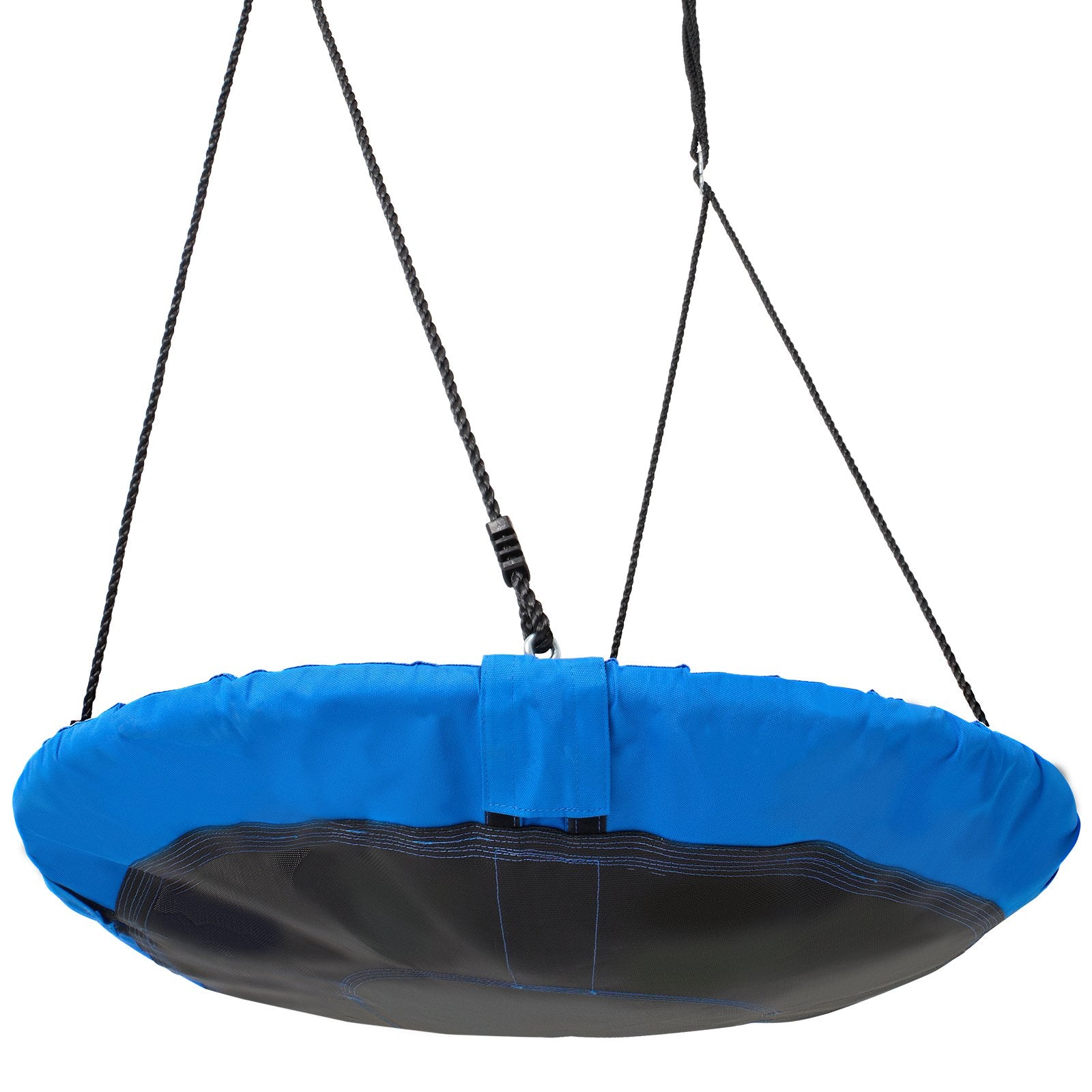 Garden Ornaments: VEVOR Tree Swing, 40 Inch Saucer Swing, 750lbs Weight Capacity, 900D Oxford Fabric Swing Seat with 2 Tree Hanging Straps and Adjustable Multi-Strand Ropes, Round Swing for Kids Outdoor, Blue
