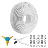 Building Materials: VEVOR PEX-AL-PEX Tube, 300M, 16 mm Diameter Aluminum-Plastic Composite Pipe Oxygen Barrier Radiant Floor PEX Pipe, 2 mm Thickness Radiant Heat Floor Plumbing Inner Aluminum Layer PEX Tubing Pipe