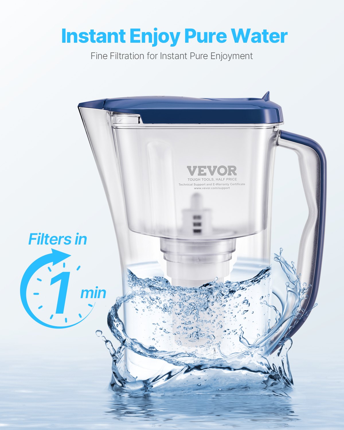 Automotive Repair & Speciality Tools: VEVOR Pitcher Water Filters 3-pack Replacements for Water Filter Pitcher 6216
