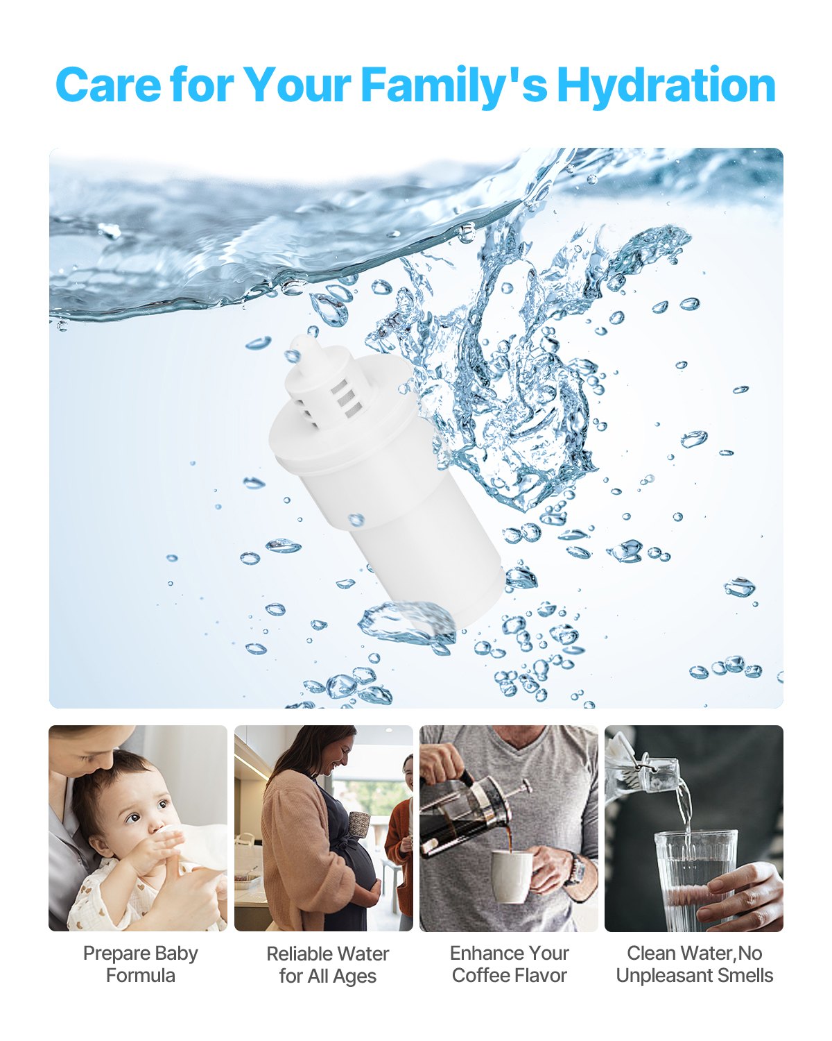 Automotive Repair & Speciality Tools: VEVOR Pitcher Water Filters 3-pack Replacements for Water Filter Pitcher 6216