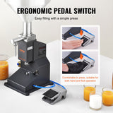 Food Storage: VEVOR Pneumatic Paste Liquid Filling Machine, 5-50ml Bottle Filler, Bottle Filling Machine, Stainless Steel Liquid Filler with Pedal for Milk Water Juice Essential Oil Shampoo Cosmetic Honey Lotion