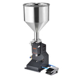 Food Storage: VEVOR Pneumatic Paste Liquid Filling Machine, 5-50ml Bottle Filler, Bottle Filling Machine, Stainless Steel Liquid Filler with Pedal for Milk Water Juice Essential Oil Shampoo Cosmetic Honey Lotion