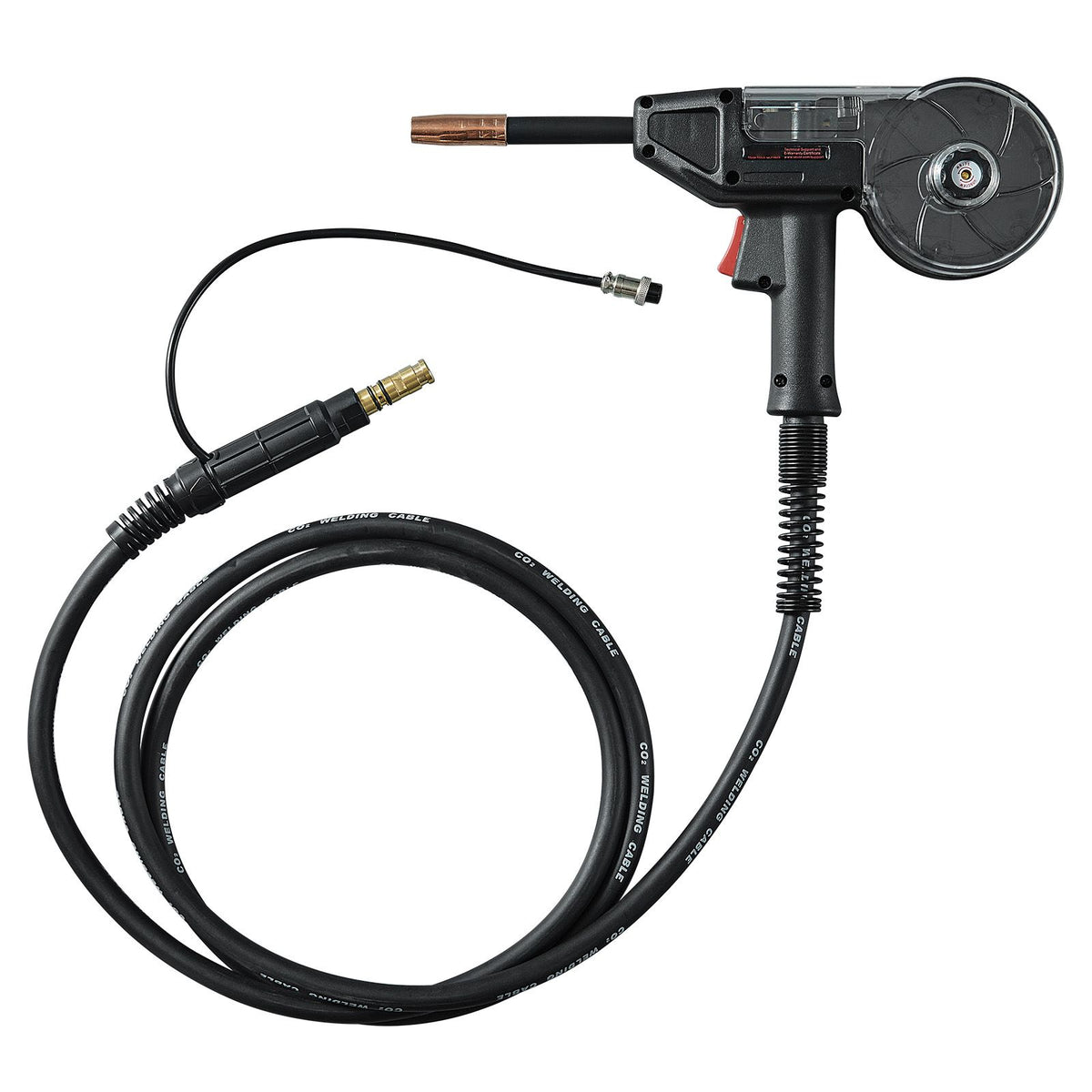 200Amp Spool Gun with 10FT Cable, Compatible with W Weldpro MlG200GDsv200 and MIG155GD Welders, Suitable for 0.030" and 0.035" Flux Core/Solid/Aluminum Welding Wires