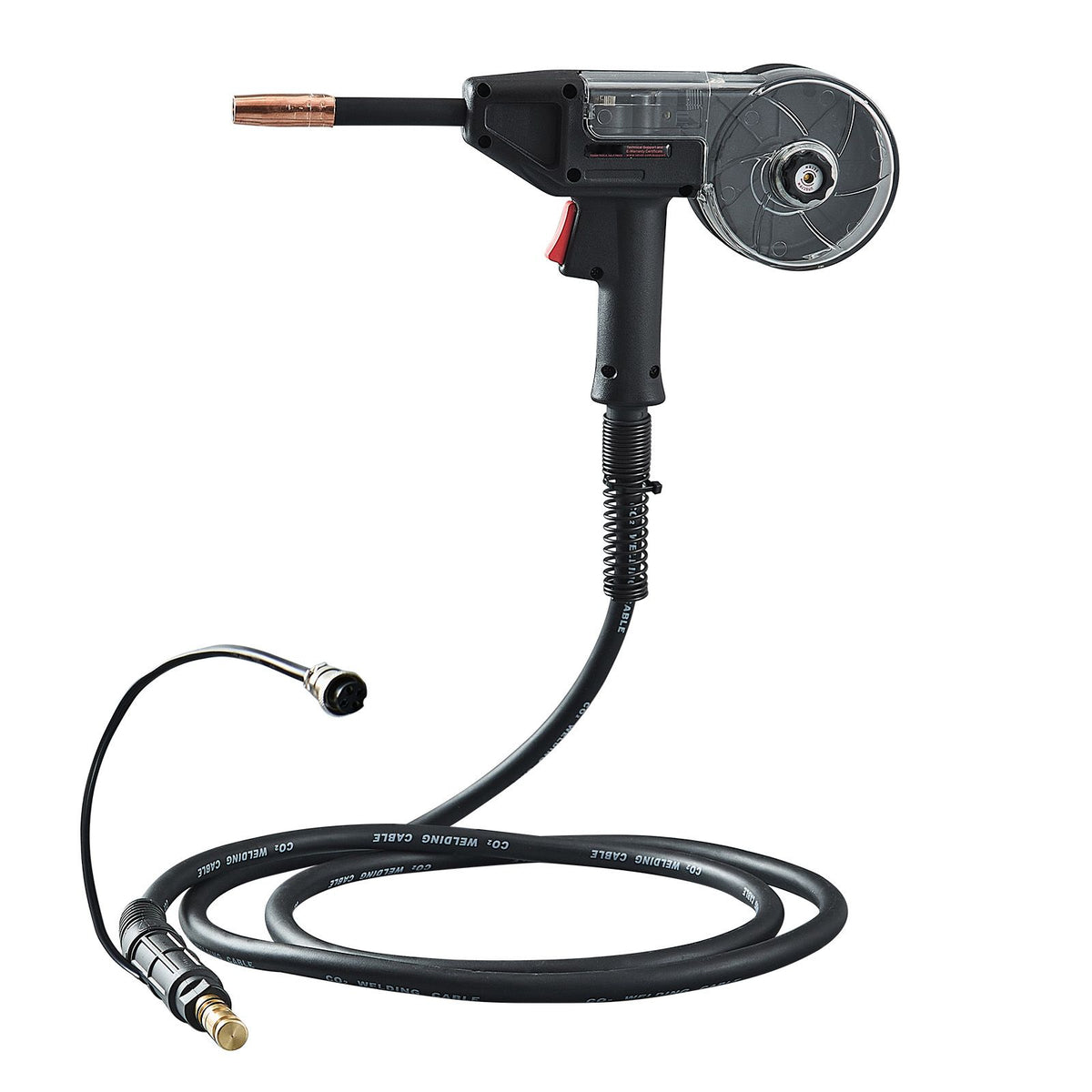 200Amp Spool Gun with 10FT Cable, Compatible with W Weldpro MlG200GDsv200 and MIG155GD Welders, Suitable for 0.030" and 0.035" Flux Core/Solid/Aluminum Welding Wires