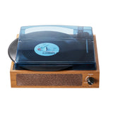 Audio Players & Recorders: VEVOR Bluetooth Vinyl Record Player 3-Speed Belt Driven Turntable 3W Speakers