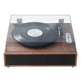 Audio Players & Recorders: VEVOR Bluetooth Vinyl Record Player 3-Speed Belt Driven Turntable 10W Speakers
