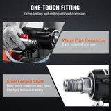 Masonry Tools: VEVOR Diamond Core Drilling Machine, 8in Wet&Dry Concrete Core Drill Rig with Stand, 750RPM Speed & 1-1/4" 5/8" Thread & Lifting Handle, 8in Drilling Diameter for Concrete Brick Block Stone, 2500W