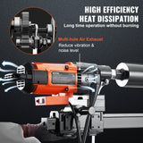 Masonry Tools: VEVOR Diamond Core Drilling Machine, 10in Wet Concrete Core Drill Rig with Stand Wheels, 750RPM Speed & 1-1/4" Thread & Lifting Handle, 10in Drilling Diameter for Concrete Brick Block Stone, 2500W