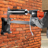 Masonry Tools: VEVOR Diamond Core Drilling Machine, 10in Wet Concrete Core Drill Rig with Stand Wheels, 750RPM Speed & 1-1/4" Thread & Lifting Handle, 10in Drilling Diameter for Concrete Brick Block Stone, 2500W