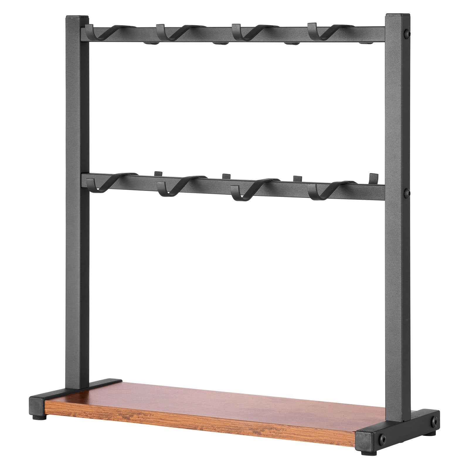 Coffee Mug Holder for Countertop 16 Hooks Cup Rack with Wood Storage Base