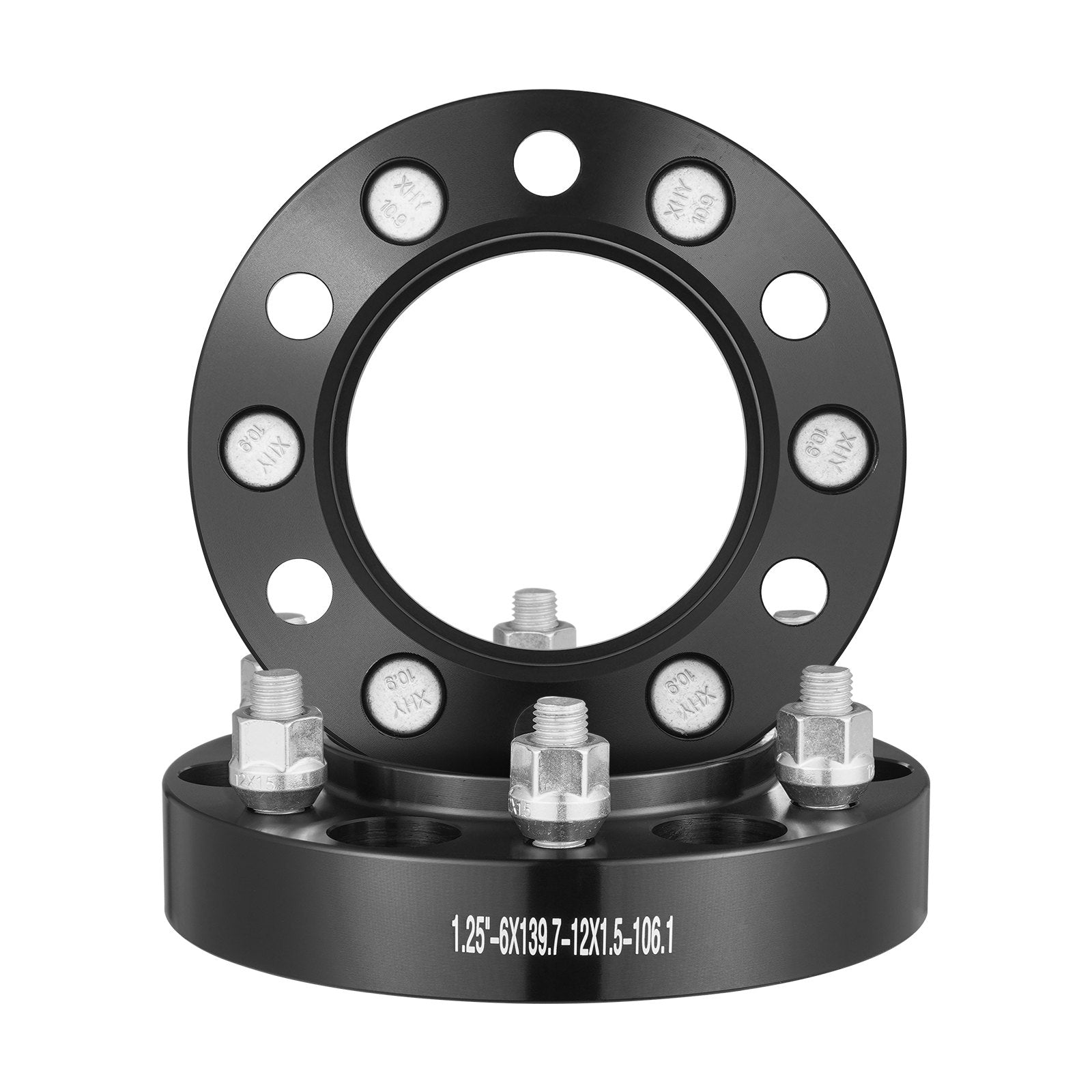 Automotive Repair & Speciality Tools: VEVOR 1.25" 6"x5" Wheel Spacers Wheel Adapters 6 Lug Forged Spacer 4 PCS Blue