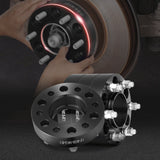 Automotive Repair & Speciality Tools: VEVOR 1.5" 6"x5.3" Wheel Spacers Wheel Adapters 6 Lug Forged Spacer 4 PCS Black
