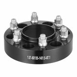 Automotive Repair & Speciality Tools: VEVOR 1.5" 6"x5.3" Wheel Spacers Wheel Adapters 6 Lug Forged Spacer 4 PCS Black