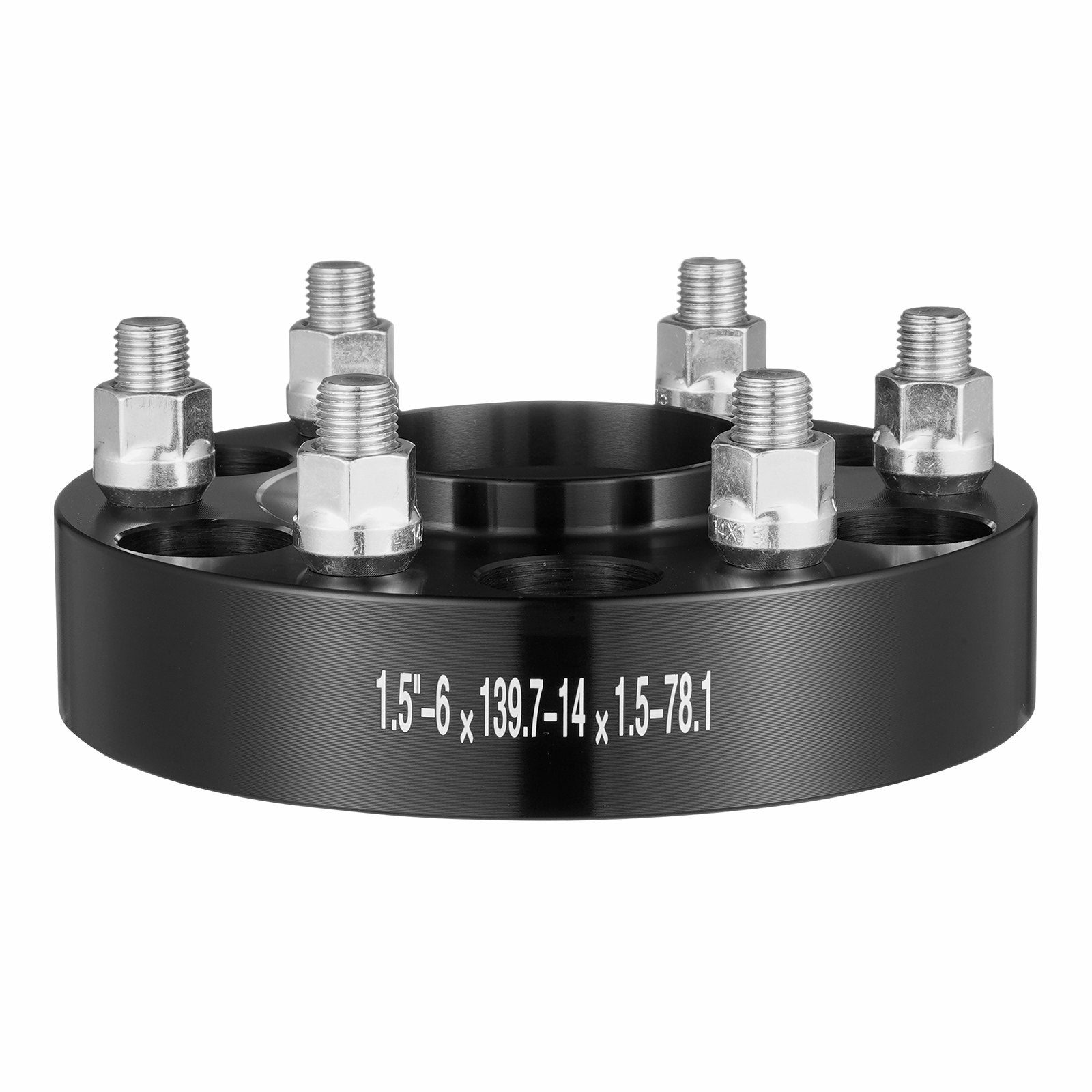 Automotive Repair & Speciality Tools: VEVOR 1.5" 6"x5" Wheel Spacers Wheel Adapters 6 Lug Forged Spacer 4 PCS Black