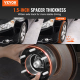 Automotive Repair & Speciality Tools: VEVOR 1.5" 6"x5.5" Wheel Spacers Wheel Adapters 6 Lug Forged Spacer 4 PCS Black