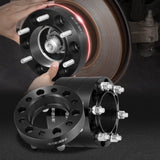 Automotive Repair & Speciality Tools: VEVOR 1.5" 6"x5.5" Wheel Spacers Wheel Adapters 6 Lug Forged Spacer 4 PCS Black