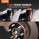 Automotive Repair & Speciality Tools: VEVOR 2" 6"x5.3" Wheel Spacers Wheel Adapters 6 Lug Forged Spacer 4 PCS Black