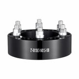 Automotive Repair & Speciality Tools: VEVOR 2" 6"x5.5" Wheel Spacers Wheel Adapters 6 Lug Forged Spacer 4 PCS Black