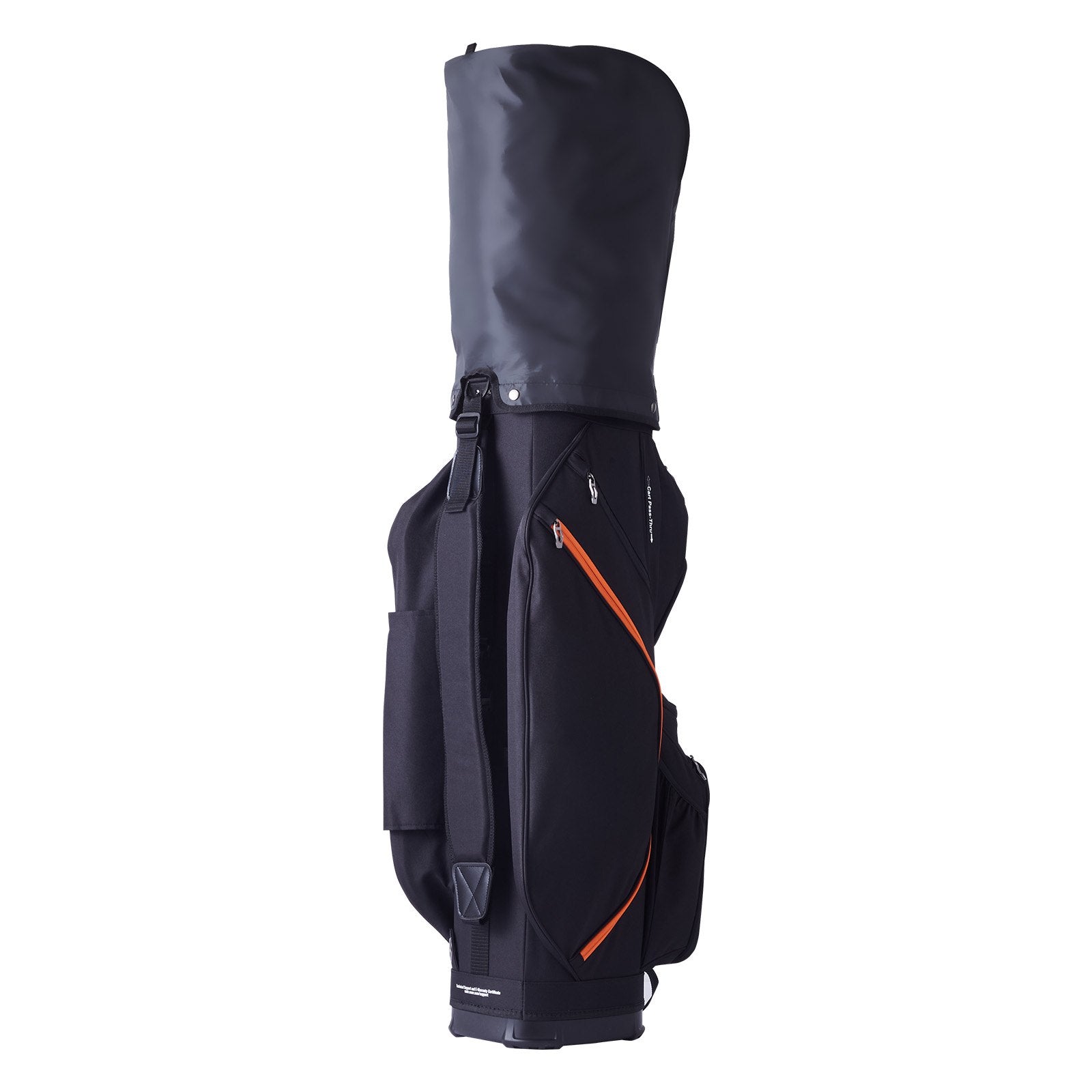 Golf Accessories: VEVOR Golf Cart Bag with 14 Way Organizer Divider Top, 36” 13 Pockets Premium Cart Bag, Durable 600D Polyester Fabric Golf Bags with Handles & Dust Cover & Detachable Straps for Men & Women, Black & Orange