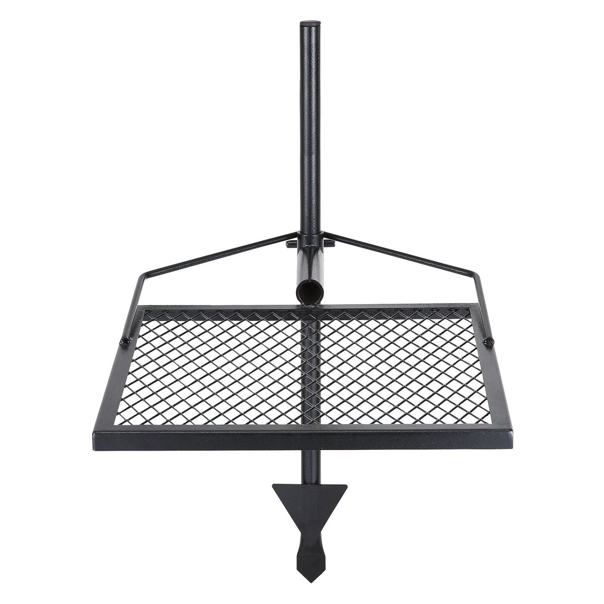 Swivel Campfire Grill, Fire Pit Grill Grate over Fire Pits, Heavy Duty Steel Grill Grates, 360° Adjustable Open Fire Outdoor Cooking Equipment, Portable Camp Fire Racks for Camping Outdoor BBQ