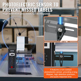 Automotive Repair & Speciality Tools: VEVOR Automatic Label Dispenser, Width 15-125 mm, Length 3-150 mm, Automatic Label Stripper Label Separating Machine, Speed Adjustable Label Applicator, Auto Counting 0-999999 for Various Label Sizes