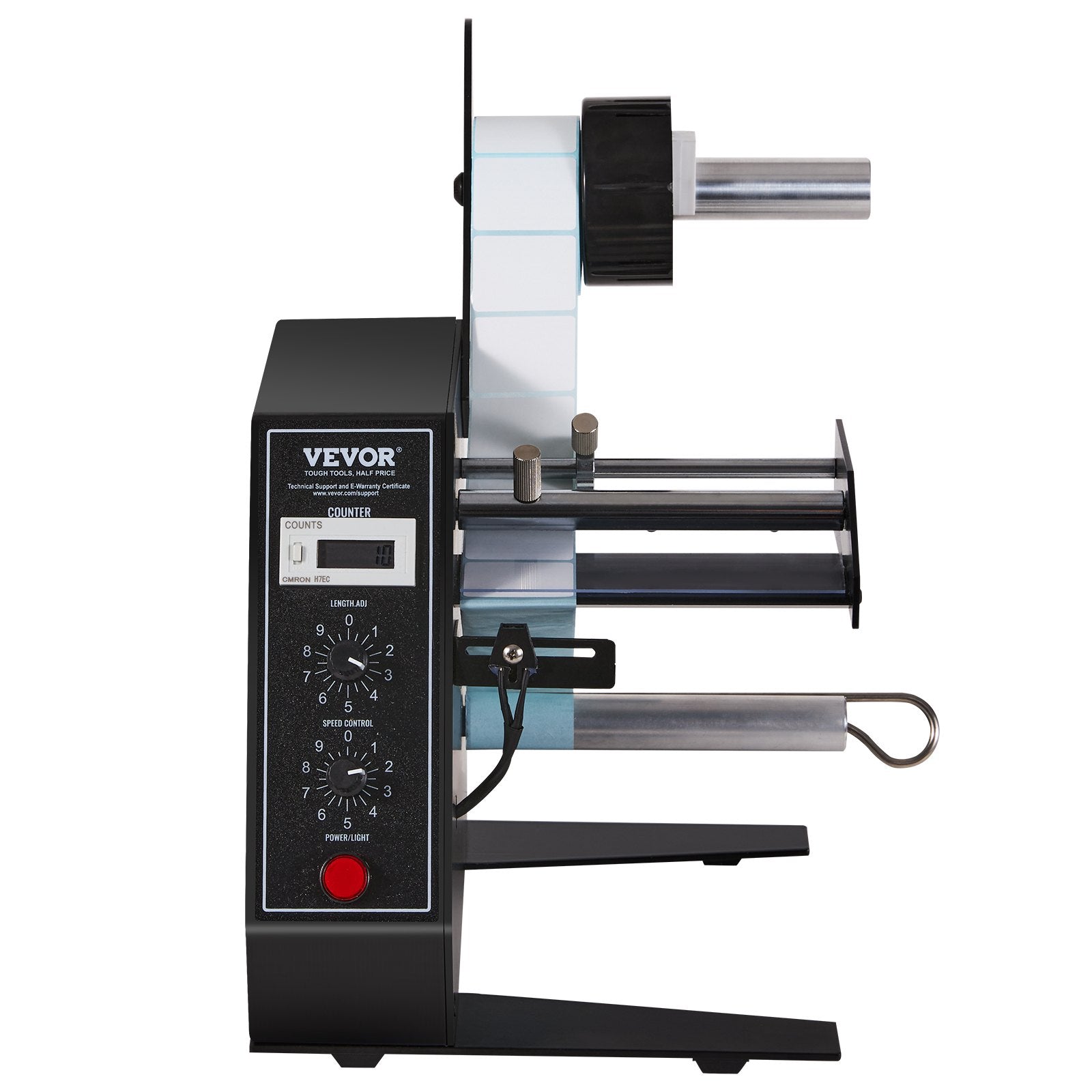Automotive Repair & Speciality Tools: VEVOR Automatic Label Dispenser, Width 15-125 mm, Length 3-150 mm, Automatic Label Stripper Label Separating Machine, Speed Adjustable Label Applicator, Auto Counting 0-999999 for Various Label Sizes