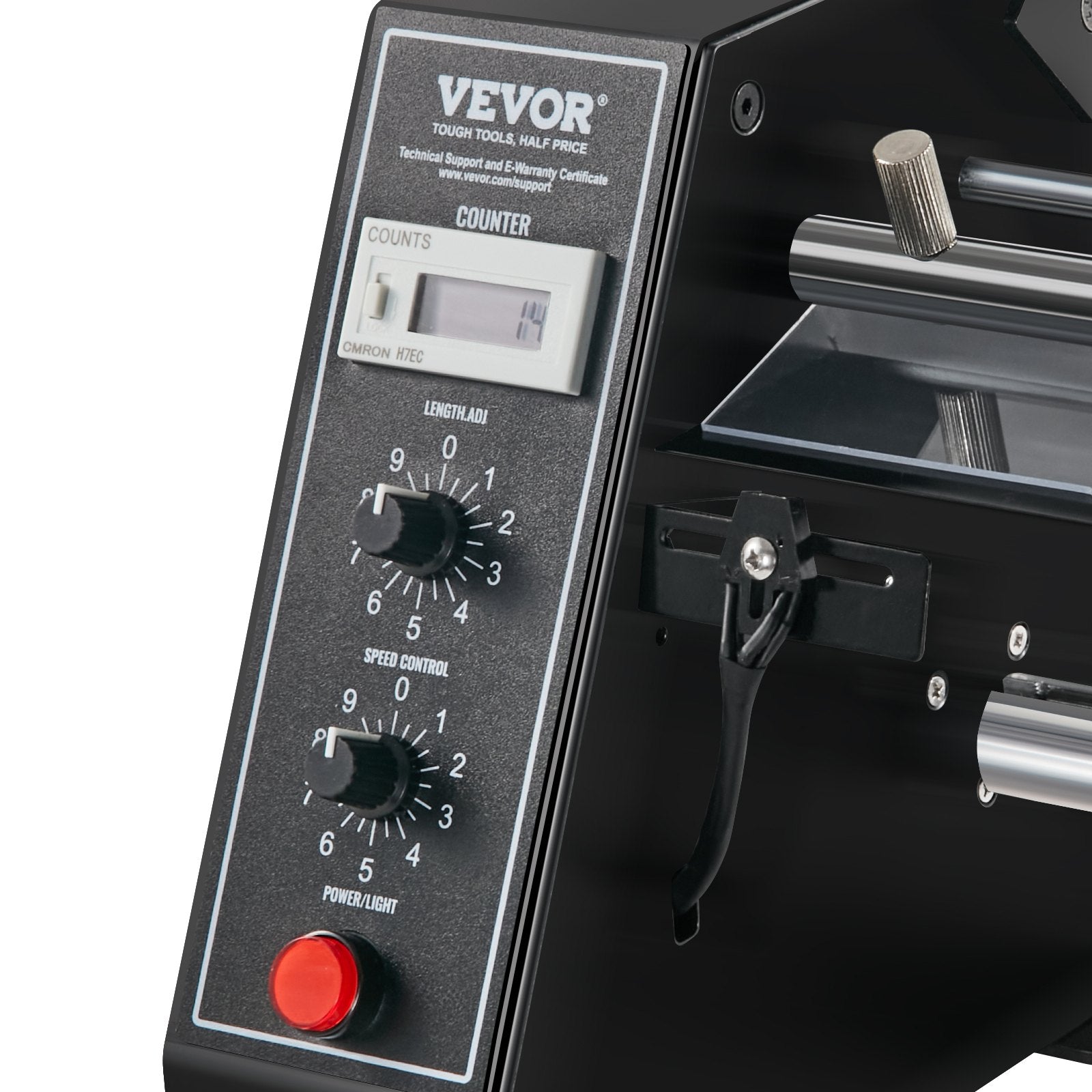 Automotive Repair & Speciality Tools: VEVOR Automatic Label Dispenser, Width 15-125 mm, Length 3-150 mm, Automatic Label Stripper Label Separating Machine, Speed Adjustable Label Applicator, Auto Counting 0-999999 for Various Label Sizes